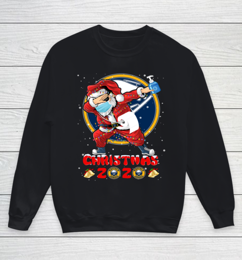 Buffalo Sabres Funny Santa Claus Dabbing Christmas 2020 NHL Youth Sweatshirt