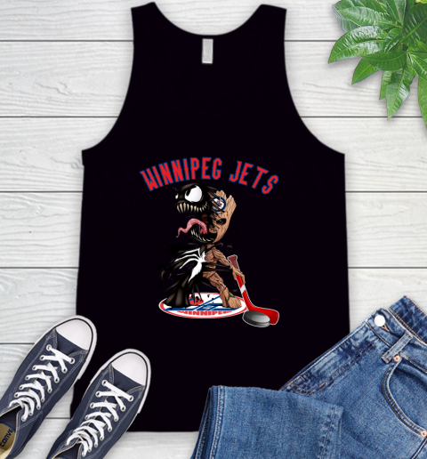 NHL Winnipeg Jets Hockey Venom Groot Guardians Of The Galaxy Tank Top 2