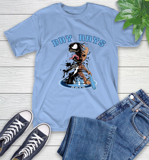 MLB Tampa Bay Rays Baseball Venom Groot Guardians Of The Galaxy T-Shirt 11