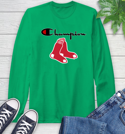 MLB Baseball Boston Red Sox Champion Shirt Long Sleeve T-Shirt 5