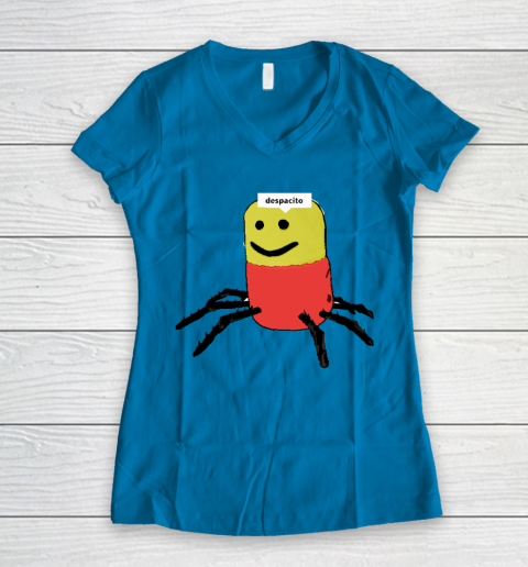Despacito Target Spider Women's V-Neck T-Shirt 4