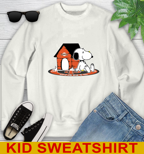 MLB Baseball San Francisco Giants Snoopy The Peanuts Movie Shirt Youth Sweatshirt
