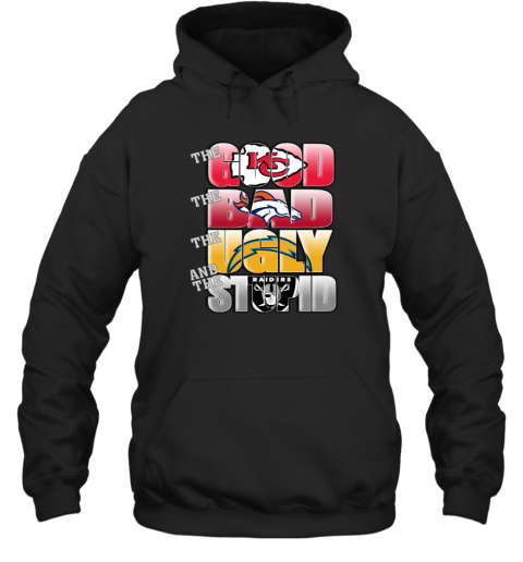 NFL Good Bad Ugly Stupid Mashup Kansas City Chiefs Hoodie