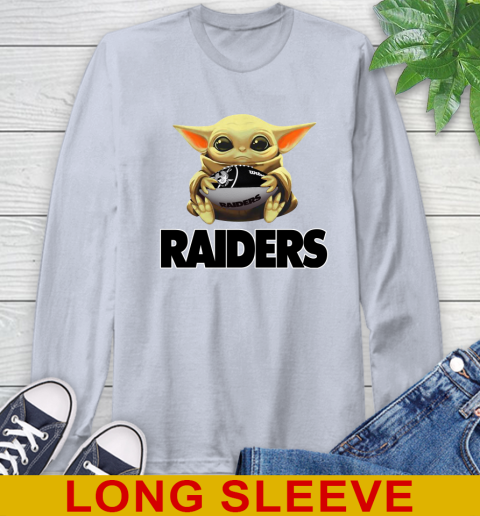 Baby yoda raiders sales shirt
