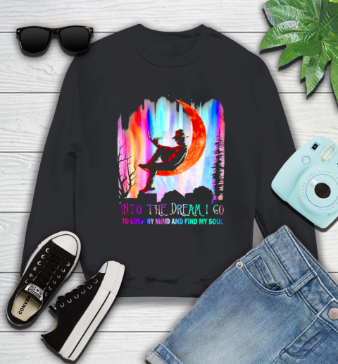 Halloween Freddy Krueger Horror Movie Into The Dream I Go To Lose My Mind And Find My Soul Sweatshirt