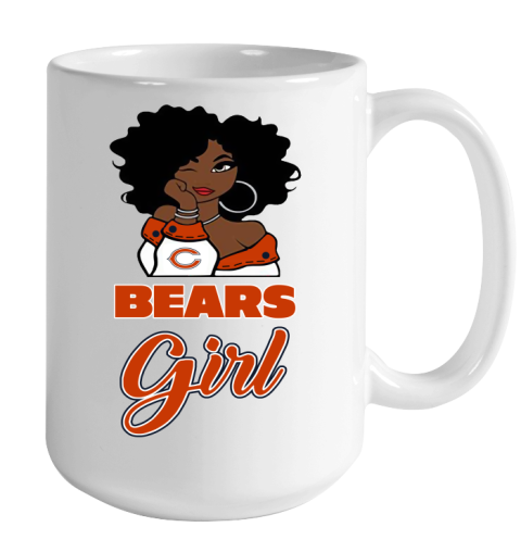 Chicago Bears Girl NFL Color Changing Mug 15oz 2