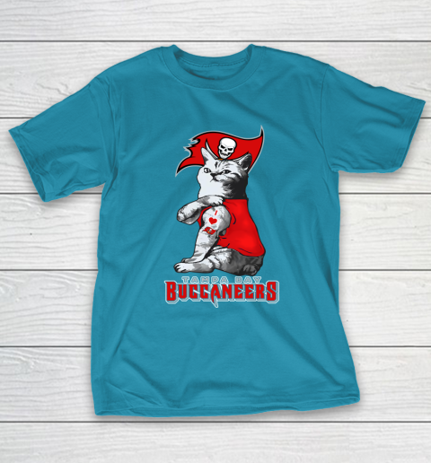 NFL Football My Cat Loves Tampa Bay Buccaneers T-Shirt 7