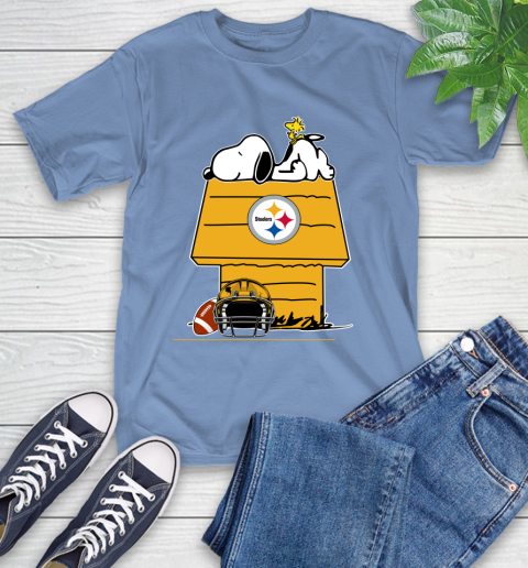 Pittsburgh Steelers NFL Football Snoopy Woodstock The Peanuts Movie T-Shirt 11