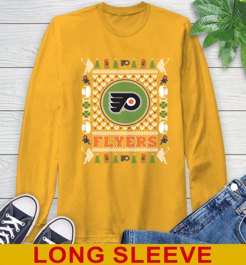 Philadelphia Flyers Merry Christmas NHL Hockey Loyal Fan Long Sleeve T-Shirt 2