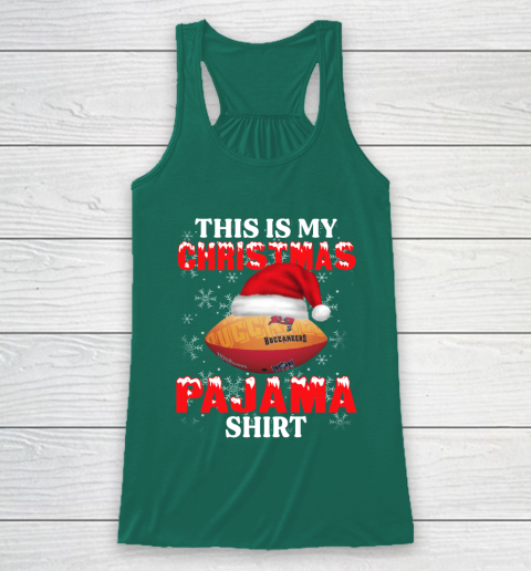 Tampa Bay Buccaneers This Is My Christmas Pajama Shirt NFL Racerback Tank 5