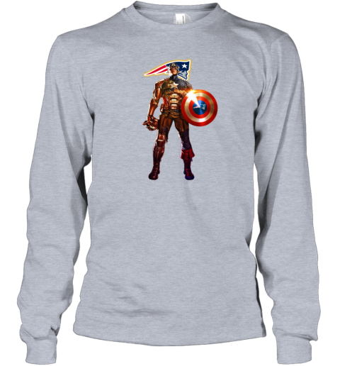 NFL Captain America Thor Spider Man Hawkeye Avengers Endgame Football New  England Patriots Hoodie