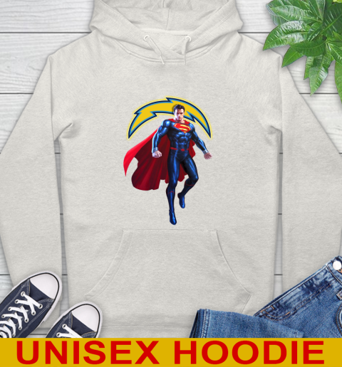 NFL Superman DC Sports Football Los Angeles Chargers Hoodie 12
