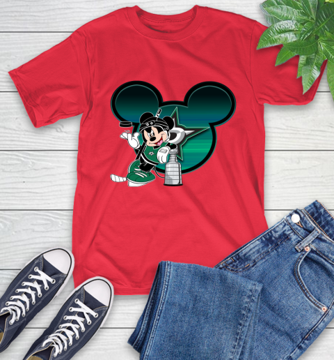 NHL Dallas Stars Stanley Cup Mickey Mouse Disney Hockey T Shirt T-Shirt 10