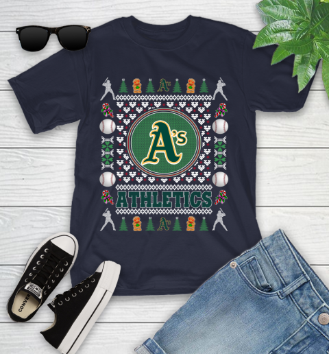 Oakland Athletics Merry Christmas MLB Baseball Loyal Fan Ugly Shirt 101