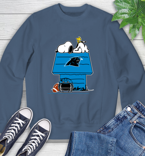 Carolina Panthers NFL Football Snoopy Woodstock The Peanuts Movie Sweatshirt 7