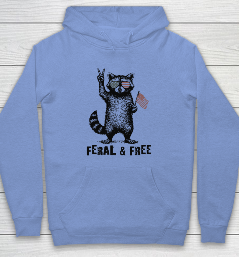 Feral And Free Raccoon Hoodie 7