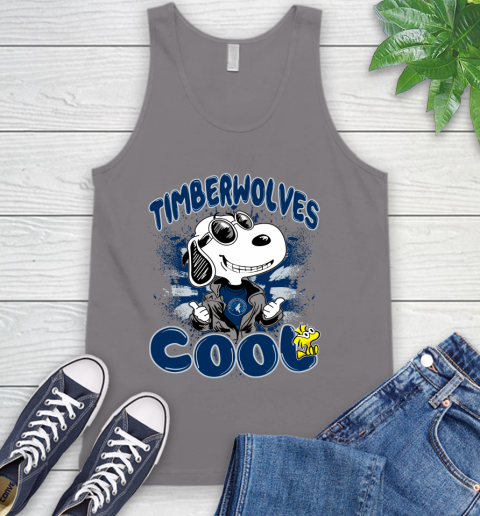 NBA Basketball Minnesota Timberwolves Cool Snoopy Shirt Tank Top 6