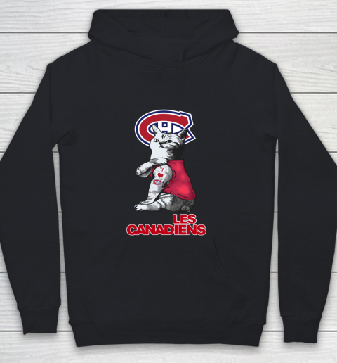 NHL My Cat Loves Montreal Canadiens Hockey Youth Hoodie