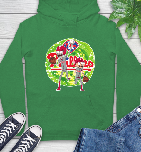 MLB Philadelphia Phillies Rick And Morty Baseball Sports Hoodie 8