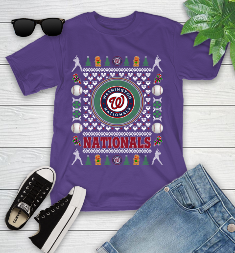 Washington Nationals Merry Christmas MLB Baseball Loyal Fan Ugly Shirt 102