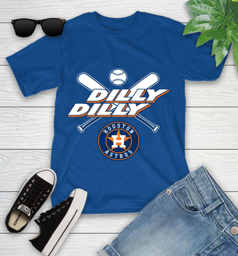 MLB Houston Astros Dilly Dilly Baseball Sports Youth T-Shirt 9