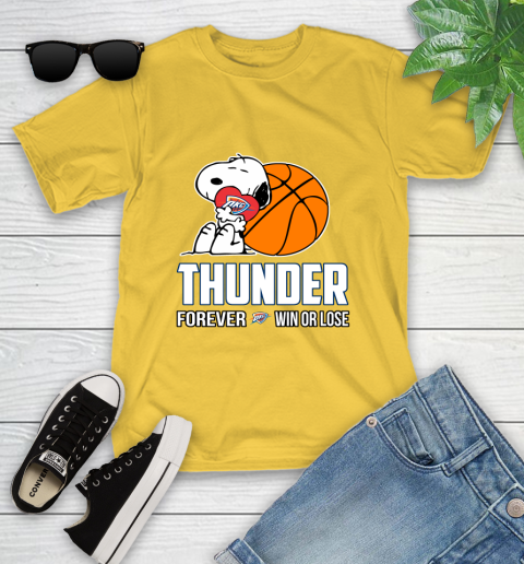 NBA The Peanuts Movie Snoopy Forever Win Or Lose Basketball Oklahoma City Thunder_000 110