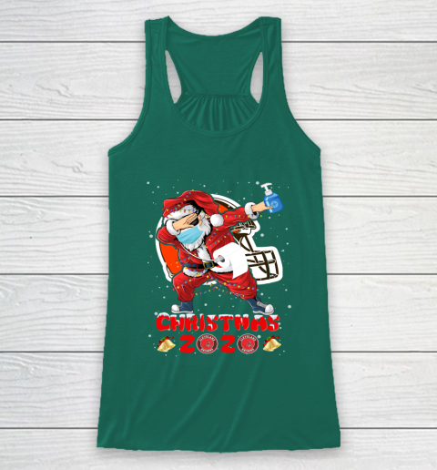 Cleveland Browns Funny Santa Claus Dabbing Christmas 2020 NFL Racerback Tank 5