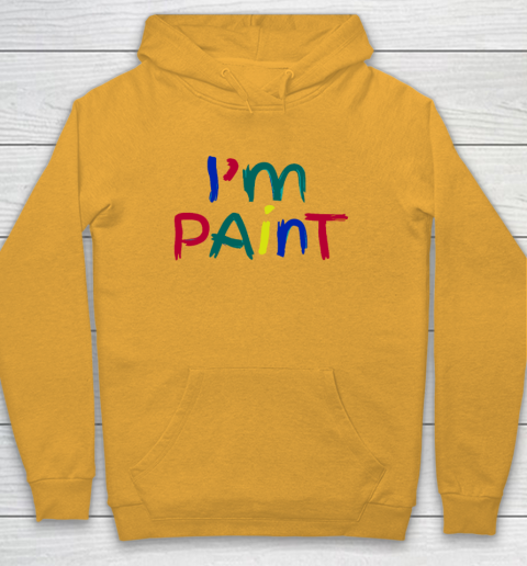 I Heart Love To Finger Paint Couple Valentine I'm Paint Hoodie 2