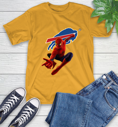 NFL Spider Man Avengers Endgame Football Buffalo Bills T-Shirt 15