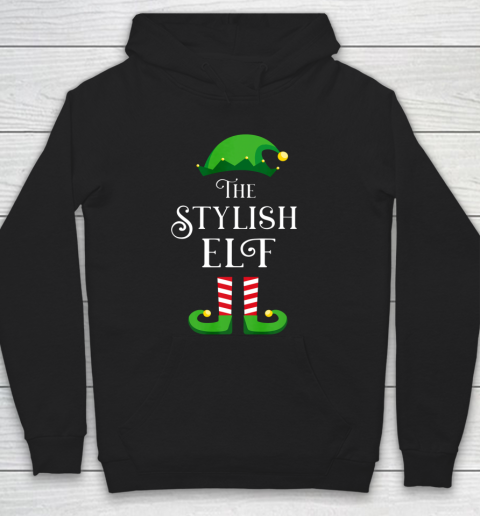 The Stylish Elf Matching Family Group Christmas Gift Hoodie