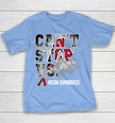 MLB Arizona Diamondbacks Baseball Can't Stop Vs Arizona Diamondbacks Youth T-Shirt 8