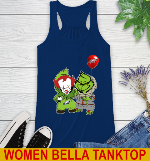 Philadelphia Eagles Baby Pennywise Grinch Christmas NFL Football Racerback Tank 9