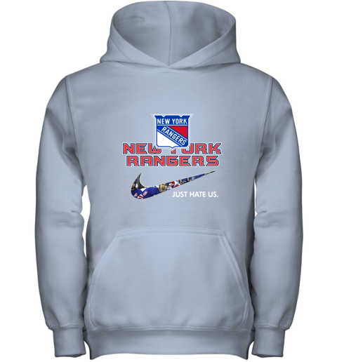 NHL New York Rangers Personalized Let's Go With Kiss Band Hoodie T