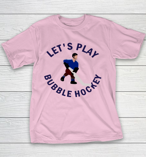 Bubble Hockey Let's Play Youth T-Shirt - Image 6