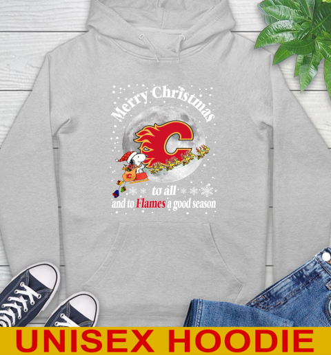 Calgary Flames Merry Christmas To All And To Flames A Good Season NHL Hockey Sports Hoodie 6