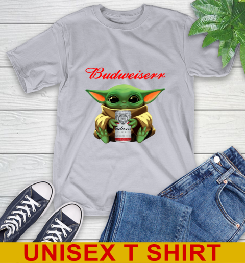Star Wars Baby Yoda Hugs Budweiser Beer Shirt 6