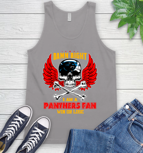 NFL Damn Right I Am A New York Jets Win Or Lose Skull Football Sports (2) Tank Top 3