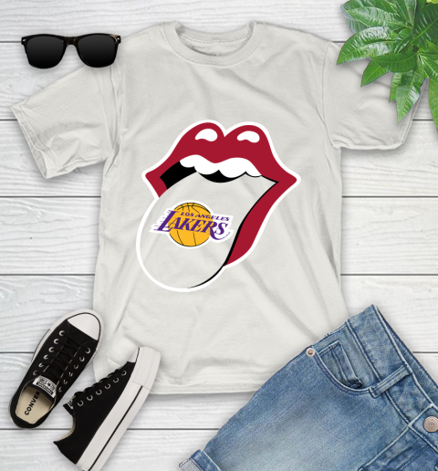 Los Angeles Lakers NBA Basketball Lips I Root For My Team Adoring Fan 114