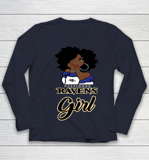 Baltimore Ravens Girl NFL Youth Long Sleeve 3