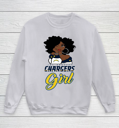 Los Angeles Chargers Girl NFL Youth Sweatshirt 4