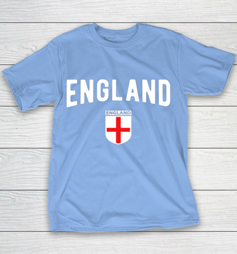 England Soccer Jersey 2021 2022 Football Team Youth T-Shirt 8