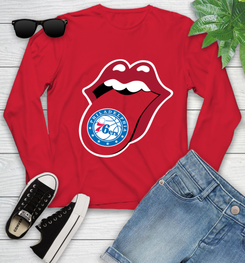 Philadelphia 76ers NBA Basketball Lips I Root For My Team Adoring Fan 135