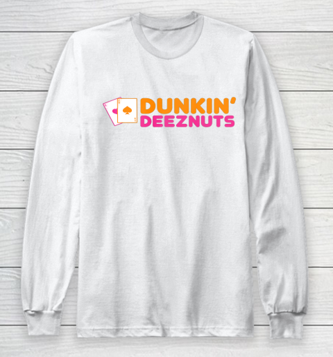 Dunkin Deez Nuts Pocket Aces Long Sleeve T-Shirt