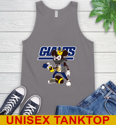 New York Giants NFL Football Mickey Peace Sign Sports Tank Top - Image 8