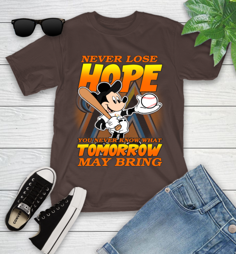 Miami Marlins MLB Baseball Mickey Disney Never Lose Hope Youth T-Shirt 7