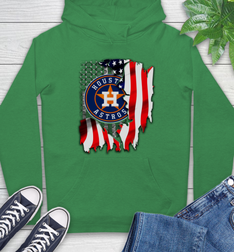 Houston Astros MLB Baseball American Flag Hoodie 8