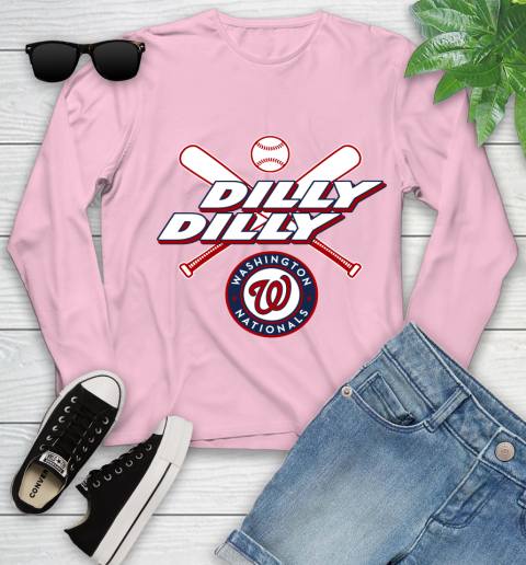 MLB Washington Nationals Dilly Dilly Baseball Sports Youth Long Sleeve 10