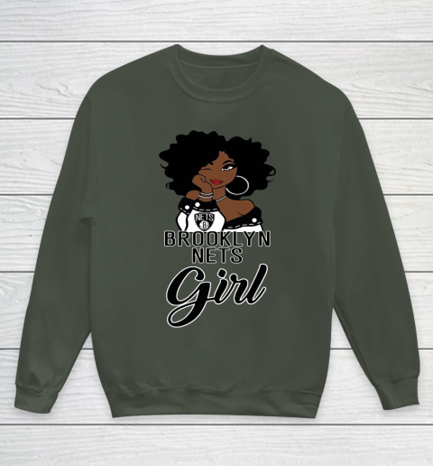 Brooklyn Nets Girl NBA Youth Sweatshirt 10