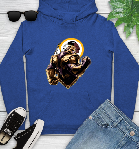 NFL Thanos Avengers Endgame Football Sports Washington Redskins Youth Hoodie 9