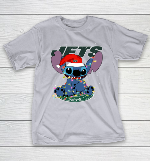 New York Jets NFL Football noel stitch Christmas T-Shirt 4
